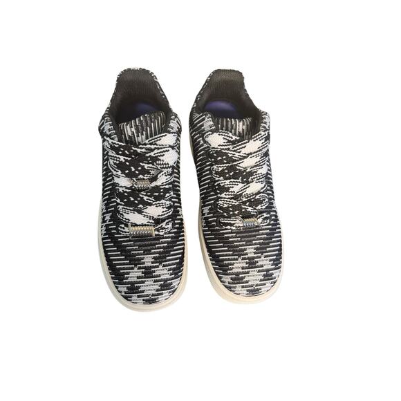 Burberry NIB Box Knit Sneakers in Black and White Check Size 42 - Picture 8 of 14